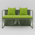 MUGUET Two-Seater Sofa_SYYL2G_F